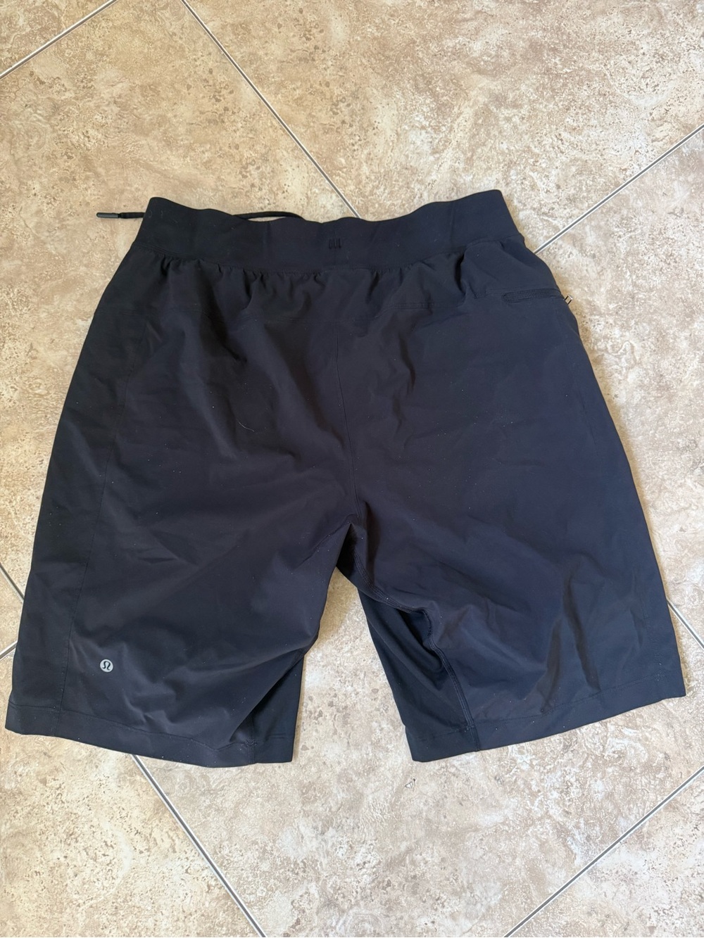 lululemon athletica Men’s Black Athletic Shorts - Lightweight Performance